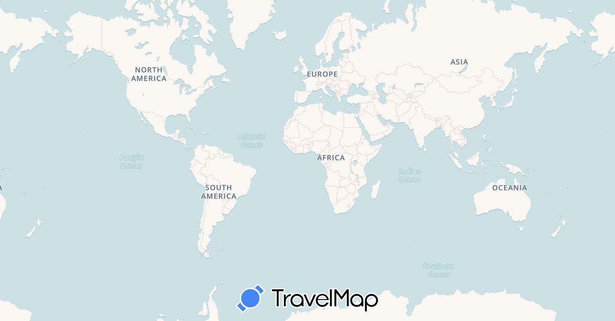 TravelMap itinerary: driving, bus, cycling, train, boat in Belgium, Germany, Denmark, Netherlands, Sweden (Europe)